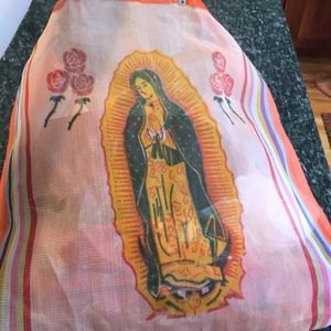 Mother Mary beach tote